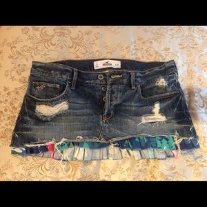 Hollister Jeans Mini Skirt